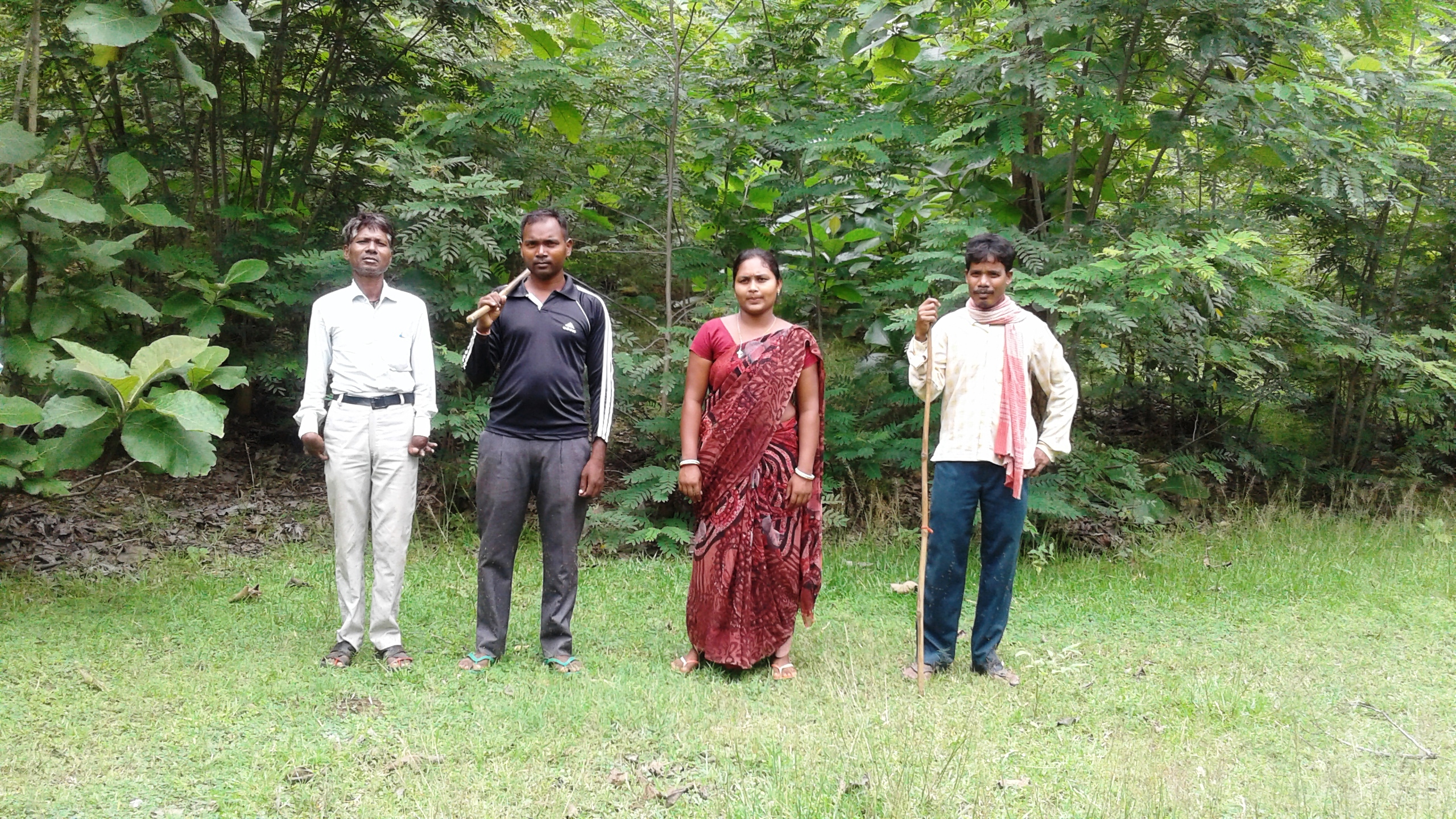 Gariamunda visited with EC member for success story Rajgangpur FMU Sgup