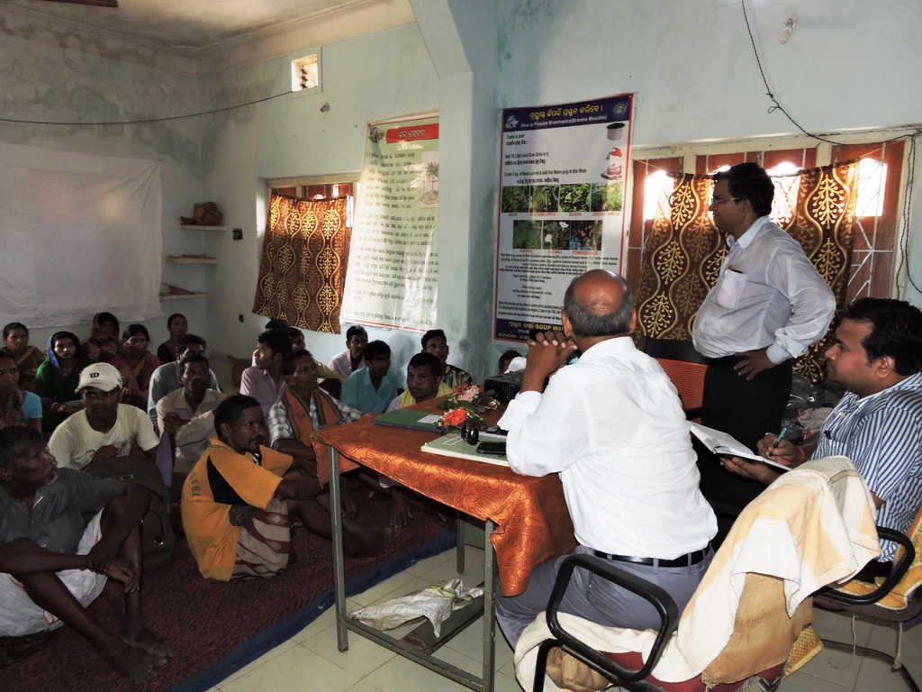 Two DDMs visit and pressure cooker distribution Sgup Odisha