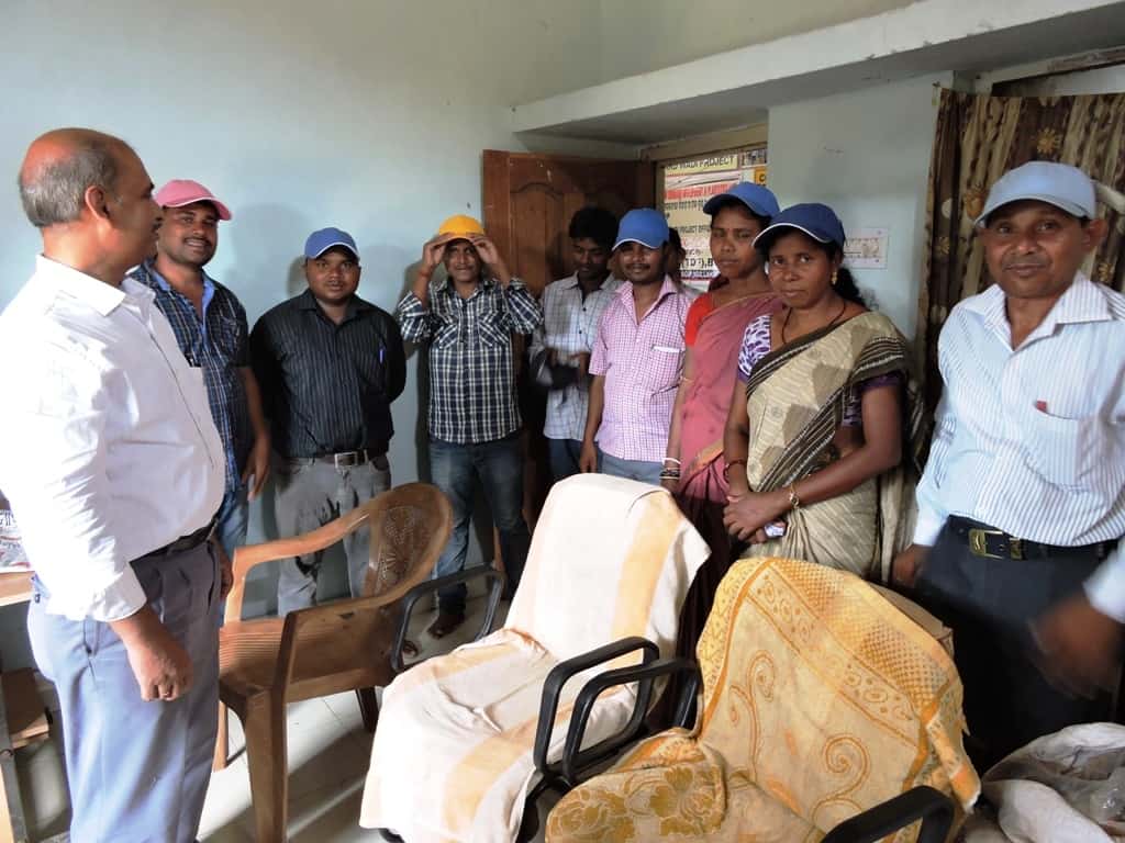 Two DDMs visit and pressure cooker distribution