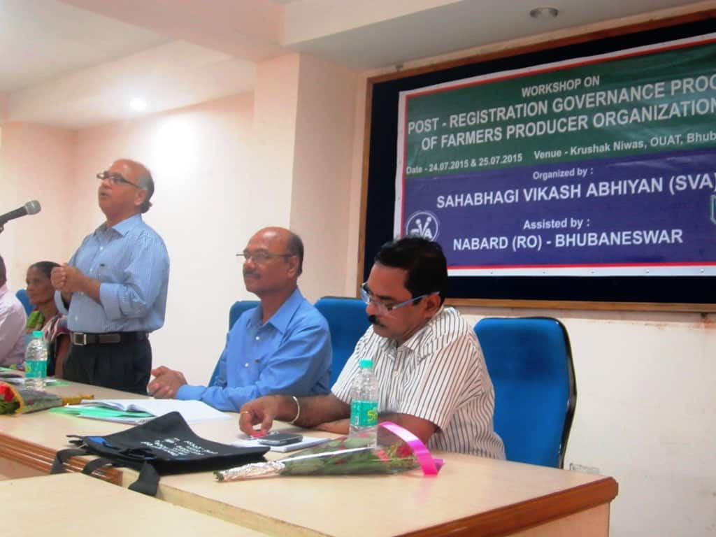 workshop on farmers producer company Sgup sva nabard