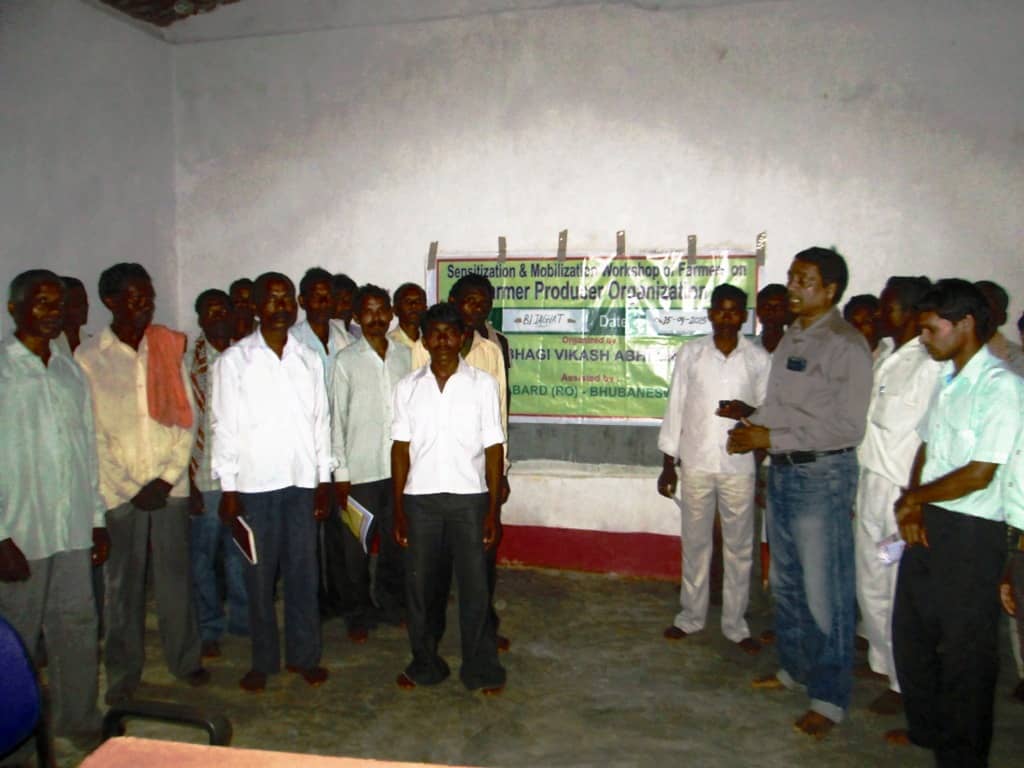 sensitization and mobilization workshop Farmers producer organization sva sgup nabard